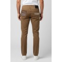 Icon jeans in denim di cotone stretch con stampa logo posteriore icuf2w6d014 [8627c6d7]