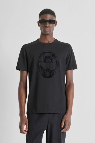 Antony Morato t-shirt regular fit in jersey di cotone party collection mmks02597-fa100240 [013d091f]