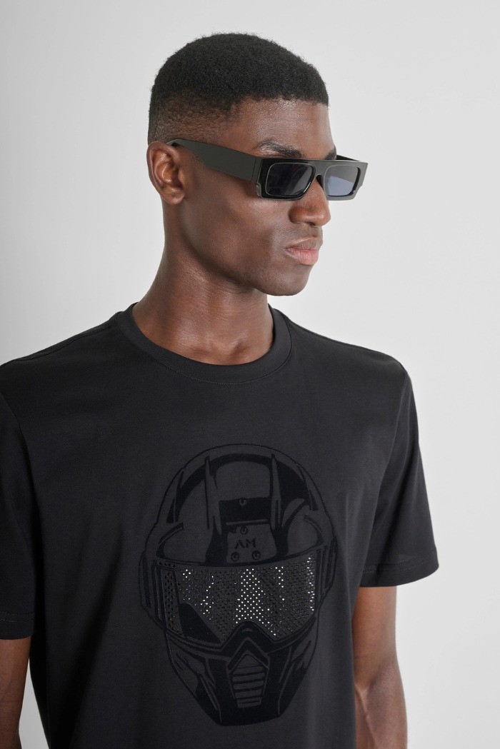 Antony Morato t-shirt regular fit in jersey di cotone party collection mmks02597-fa100240 [d81b4a12]