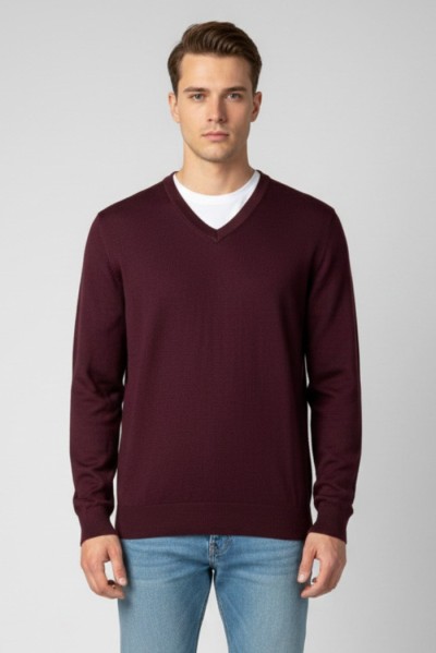 Baci & Abbracci maglia con scollo a V 450004 [0236d772]