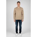 Refrigue maglia girocollo in lana e cotone punto treccia 2811w00160 [3d42094d]