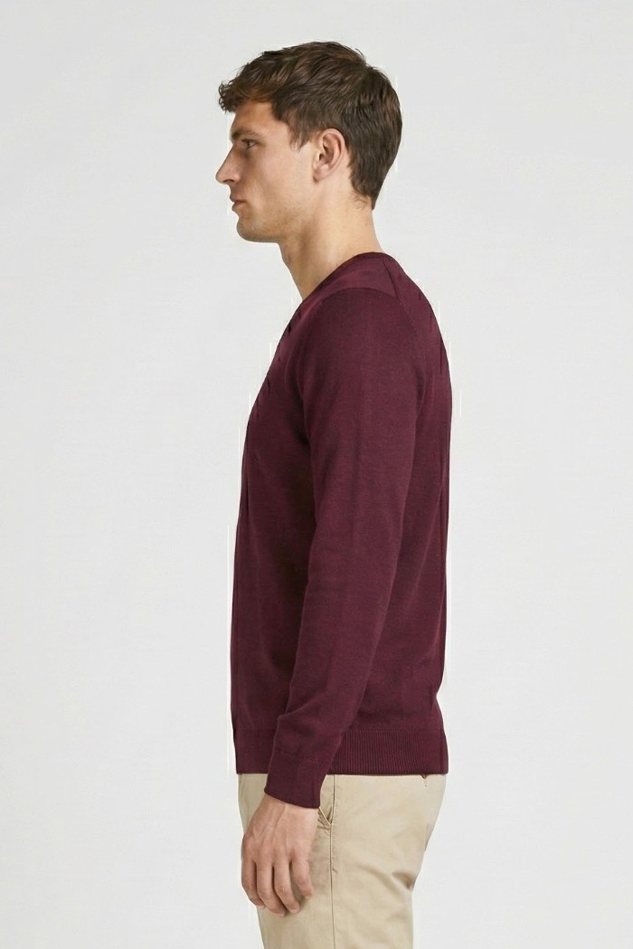 Markup maglia scollo a V in misto viscosa mk20011 [edb78de4]