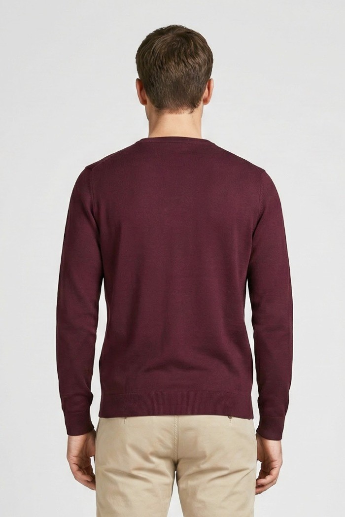 Markup maglia scollo a V in misto viscosa mk20011 [5aaa4ce0]