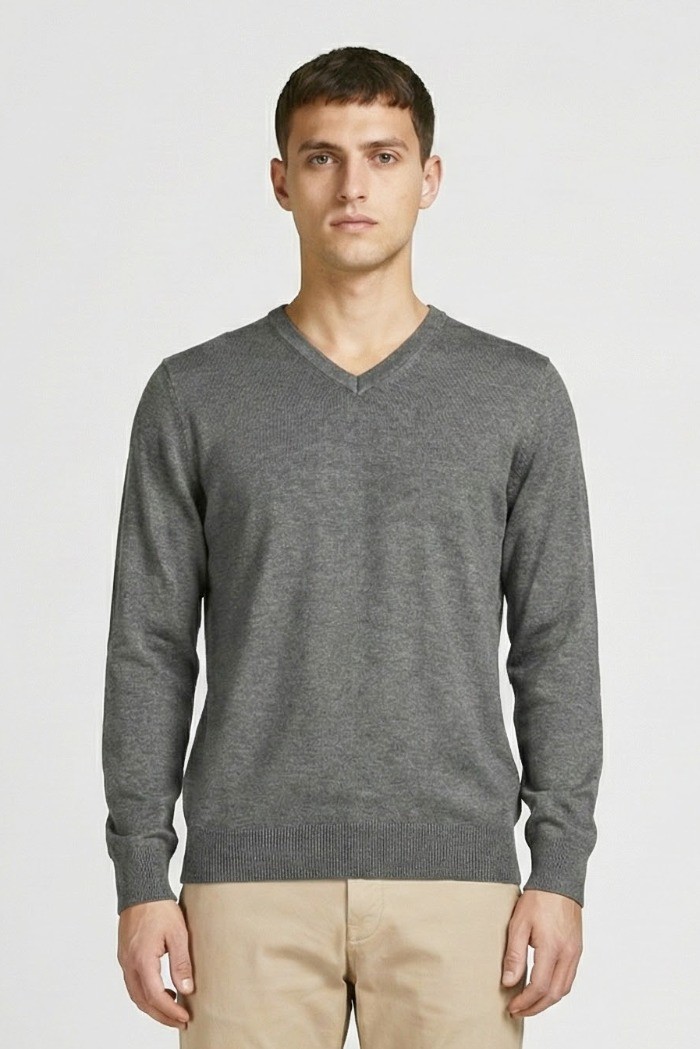Markup maglia scollo a V in misto viscosa mk20011 [55f5a35c]
