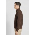 Master Pelle bomber in camoscio con colletto in piedi mp872-cm [1caa1f13]