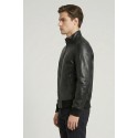 Master Pelle bomber in nappa con collo a lupetto mp272-np [810f25a9]
