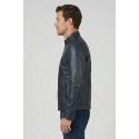 Master Pelle biker in nappa con collo coreano mp814-np [491e0f38]