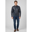 Master Pelle biker in nappa con collo coreano mp814-np [fb538922]