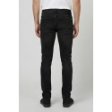 John Richmond jeans slim tapered fit in denim nero Helia Uma25164je [6a06a66f]