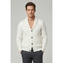 Nerovago cardigan in ciniglia punto treccia con bottoni 750696 [0c577b64]