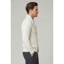 Nerovago cardigan in ciniglia punto treccia con bottoni 750696 [d5713869]