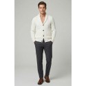 Nerovago cardigan in ciniglia punto treccia con bottoni 750696 [673cbe73]