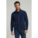 Nerovago cardigan lupetto in ciniglia con bottoni 750666 [df35f996]