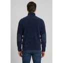 Nerovago cardigan lupetto in ciniglia con bottoni 750666 [b10e7b9f]