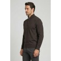 Nerovago lupetto con bottoni e dettagli a contrasto 750332 [ac2d7537]