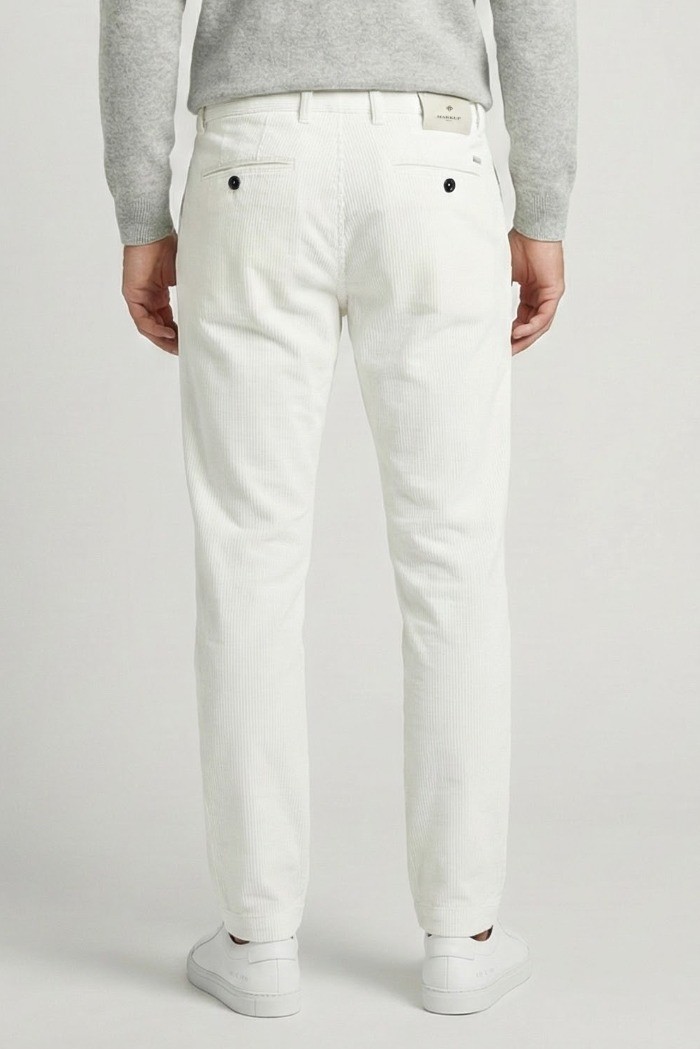 Markup pantalone regular in velluto millerighe in cotone stretch mk9950109 [4bcb4c3c]