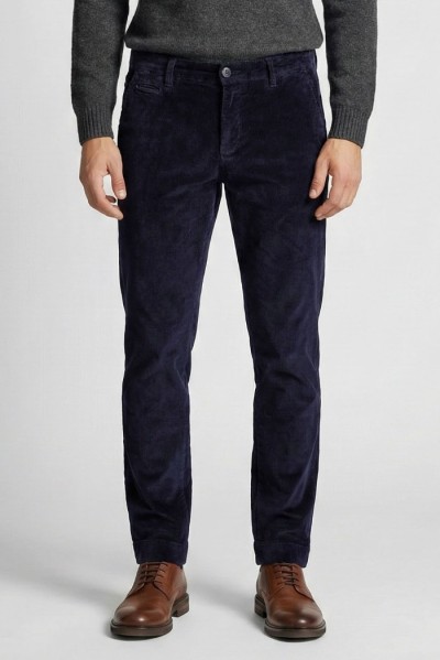 Markup pantalone regular in velluto millerighe in cotone stretch mk9950109 [beee7433]