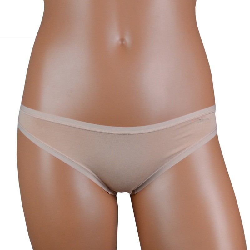 Slip in cotone a vita bassa beige Janira