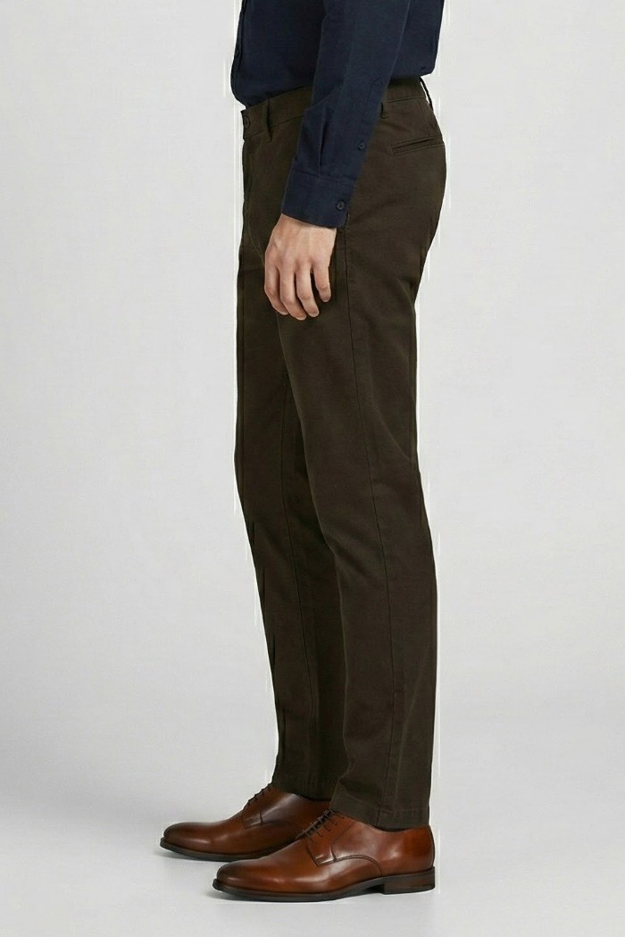 Moro pantaloni chino regular fit in misto cotone mi2679 [4d5f724e]
