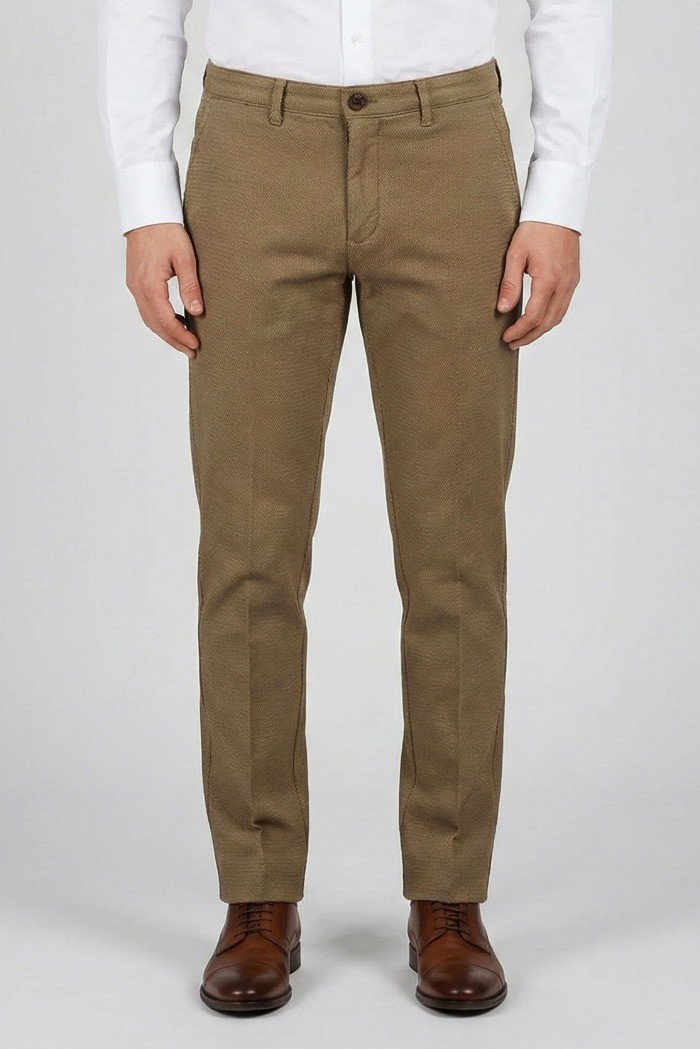Moro pantalone chino con texture lavorata mi2677 [39e98b22]