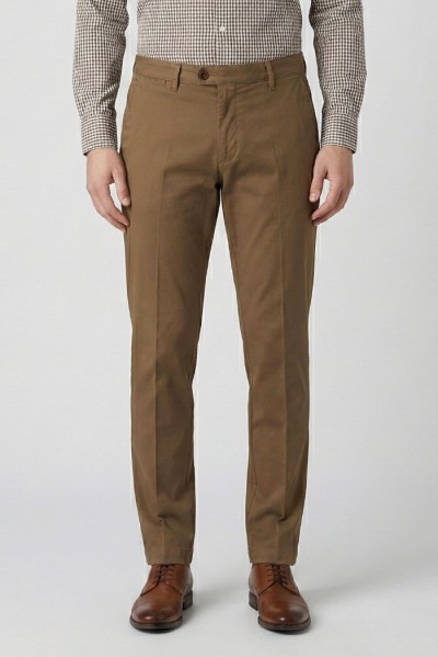 Moro pantalone chino capri in raso di cotone mi2612 [61ba438c]