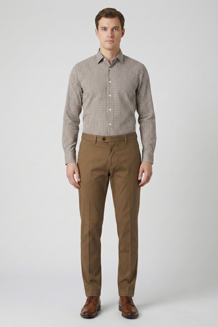 Moro pantalone chino capri in raso di cotone mi2612 [0ad1869b]