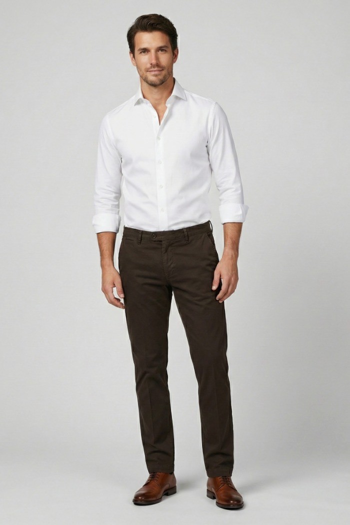 Moro pantalone chino capri in raso di cotone mi2612 [76606169]