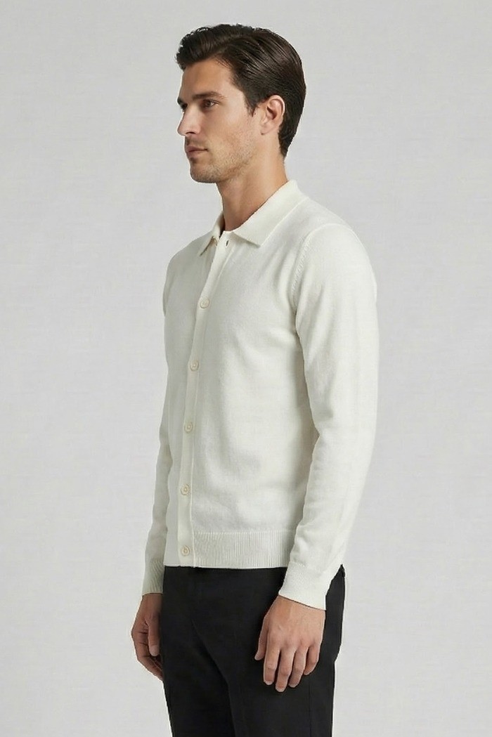 Galerie cardigan collo polo con bottoni mm803 [dca522e6]