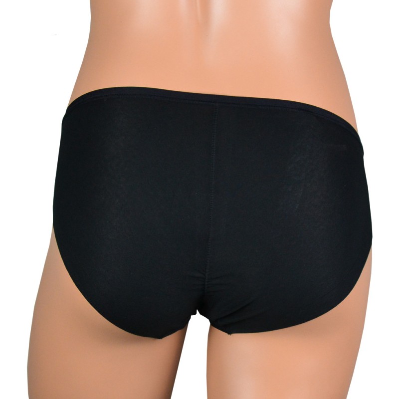 Slip in cotone a vita media Janira nero