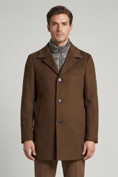 Markup cappotto in panno con pettorina interna imbottita mk9940614 — 805219040076117_2