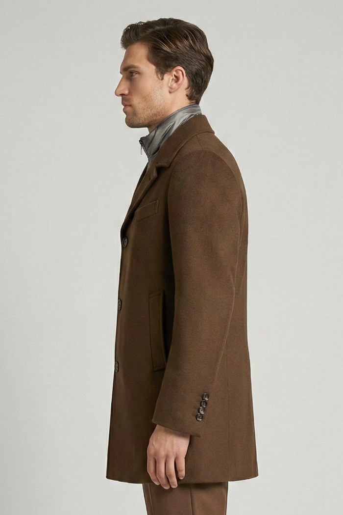Markup cappotto in panno con pettorina interna imbottita mk9940614 [ba80794f]