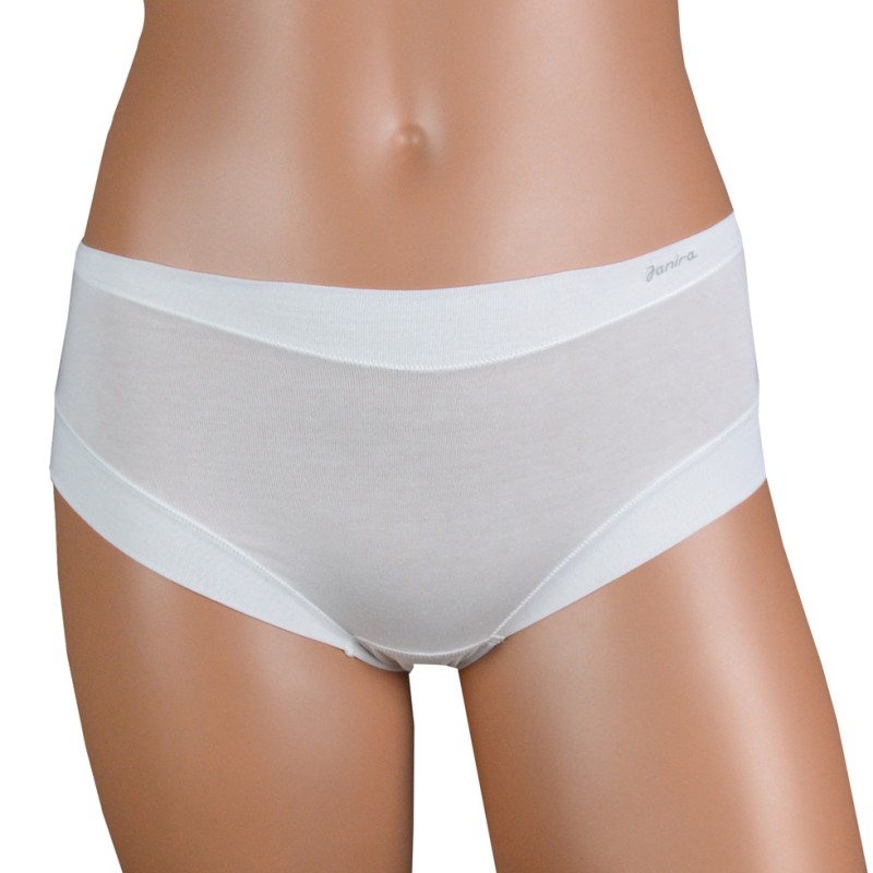 Slip in cotone a vita alta Janira bianco