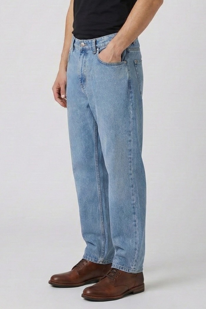 Galerie jeans baggy in denim di cotone mj501 [70e1e48a]
