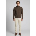Refrigue lupetto in misto viscosa con mezza zip e logo 2811w00180 [4dc37d14]