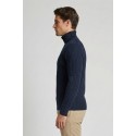 Refrigue dolcevita in misto lana e cotone punto treccia 2811w00162 [95db747b]