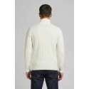 Refrigue dolcevita in misto lana e cotone punto treccia 2811w00162 [fbb9c43c]