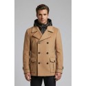 Markup cappotto peacoat in panno con pettorina imbottita mk9940621 [8a85c4f6]