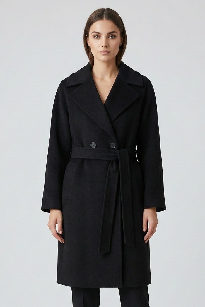 Maidoma cappotto con collo ampio e cintura abbinata ai26f01/2096 [4c411c92]