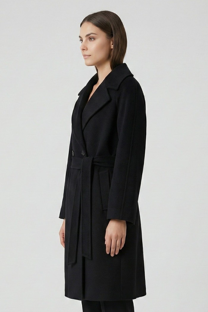 Maidoma cappotto con collo ampio e cintura abbinata ai26f01/2096 [95675f9f]