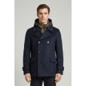 Markup cappotto peacoat in panno con pettorina imbottita mk9940621 [bd279d0d]