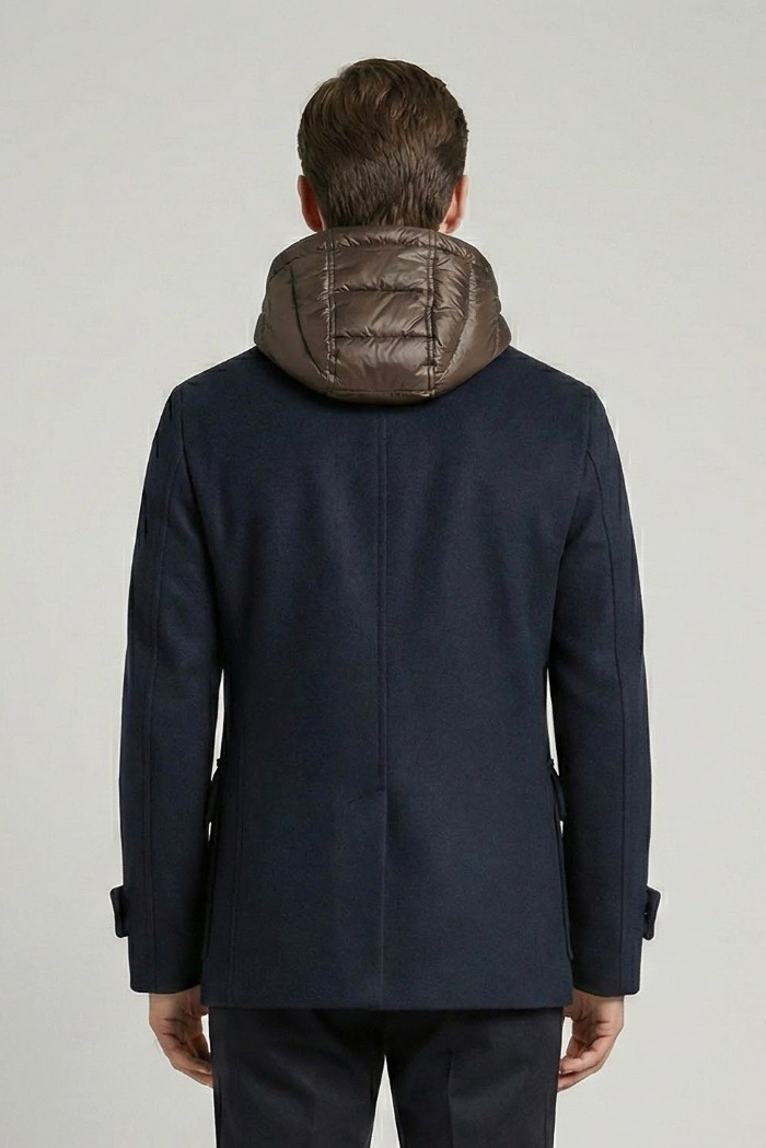 Markup cappotto peacoat in panno con pettorina imbottita mk9940621 [d31c1f04]
