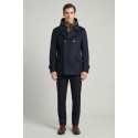 Markup cappotto peacoat in panno con pettorina imbottita mk9940621 [d64c581a]