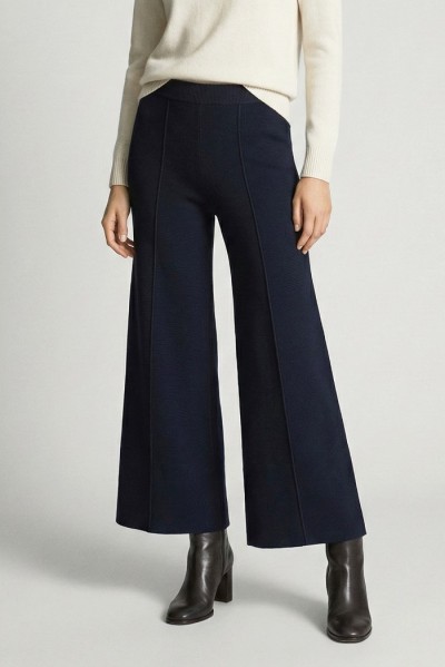 Sheis pantalone palazzo in maglia con riga d52010 [d1e2d132]