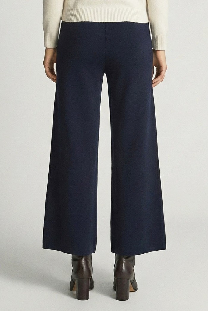 Sheis pantalone palazzo in maglia con riga d52010 [bfd9533b]