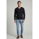Nerovago maglia scollo a V in misto viscosa 750004 [643dcf48]
