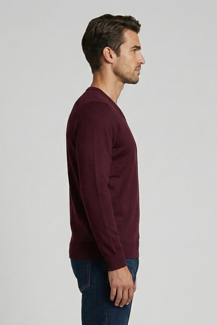 Nerovago maglia scollo a V in misto viscosa 750004 [5f852050]