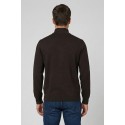 Nerovago lupetto mezza zip in misto viscosa 750002 [cb5347fa]