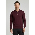 Nerovago maglia polo con bottoni in misto viscosa 750003 [968c9307]