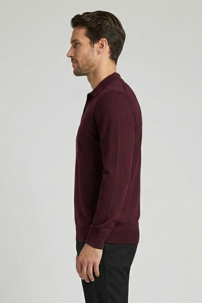 Nerovago maglia polo con bottoni in misto viscosa 750003 [ad254e8c]
