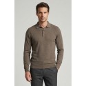 Nerovago maglia polo con bottoni in misto viscosa 750003 [b5db02dc]